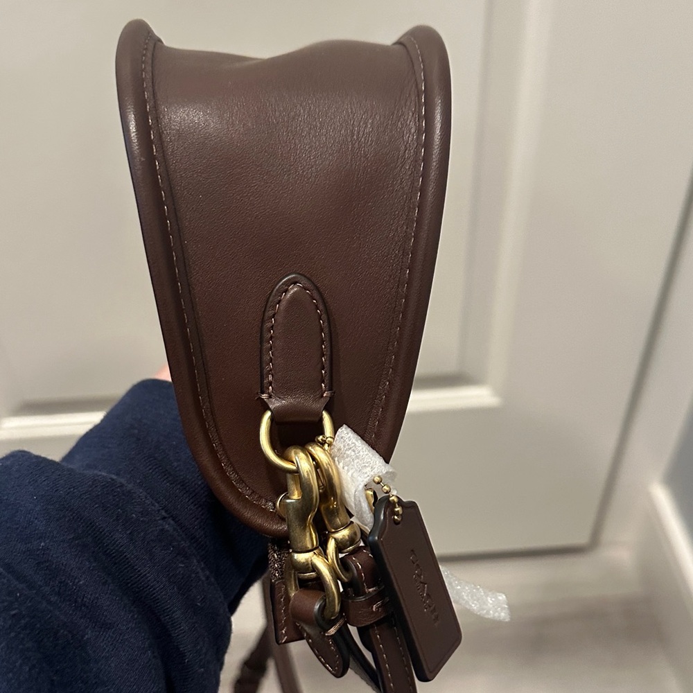 Coach Waverly Maple Brown Crossbody Bag - Picture 5 of 8